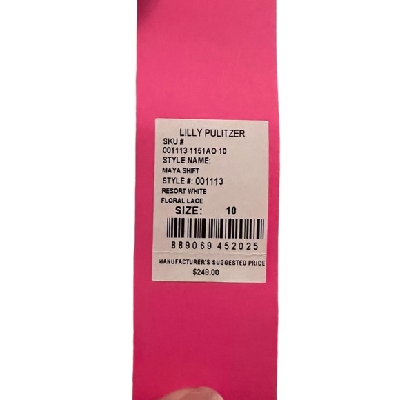 Lilly Pulitzer Maya Sift Dress White Size 10‎ - Picture 10 of 13